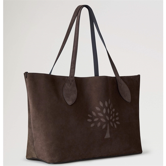 Mulberry Oversized Suede Tree Tote Chocolate Suede